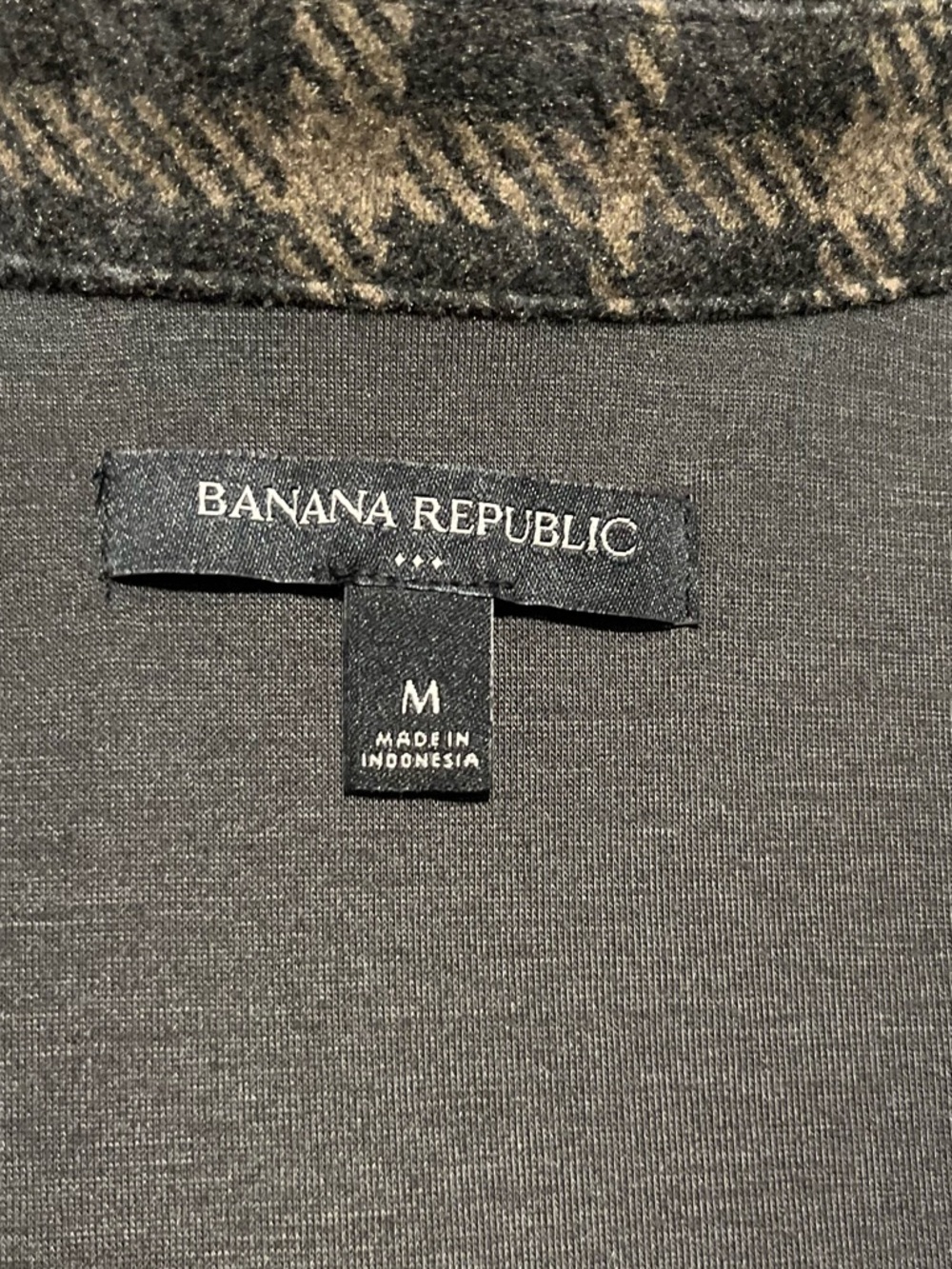 Banana Republic Gray Plaid Peacoat - Picture 6 of 7